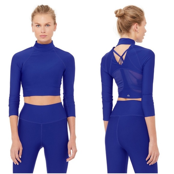 ALO Yoga Tops - NWT Alo Yoga Archer Fitted Long Sleeve Top